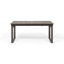 Table de salle à manger d'extérieur extensible en bois d'acacia, gris