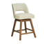 Tabouret de bar pivotant en similicuir Bisto-1251283862-1251283861