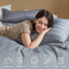 Ensemble de couette à rayures Logan-116495230-116495233