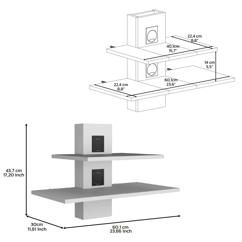 Cicerone TV Stand for TVs up to 70"