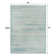Alvieri Modern Berber Stripe Turquoise/Cream Rug