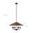 6-Light Hand-Woven Rattan Cone Pendant Chandelier-1229477540-1229477562