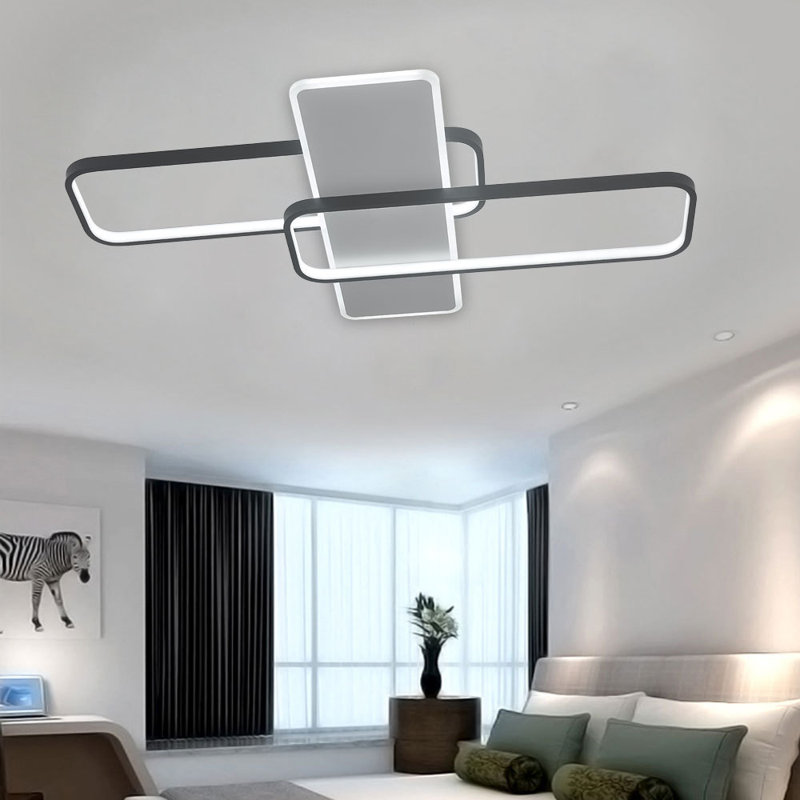 Ayris Chandelier 2Light-110cm LED Flush Mount, 7cm H x 110cm W x 75cm D