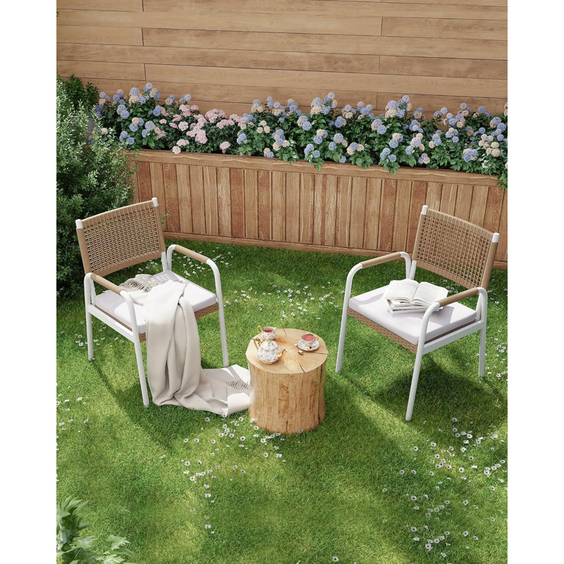 Outdoor Lounge Chair, Beige