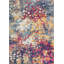 Tapis bleu et ivoire Raenae-699119093