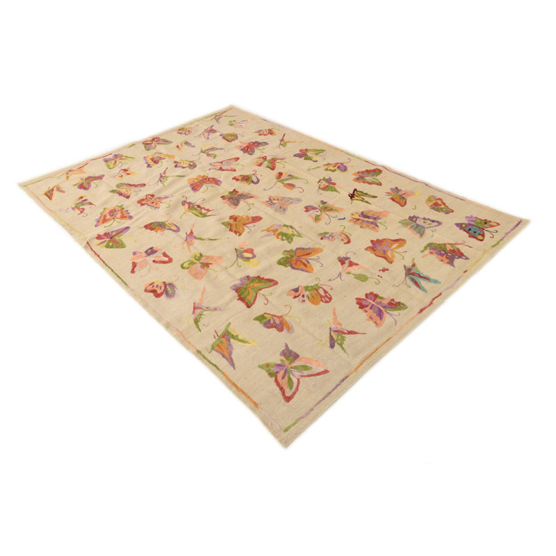 Tapis beige clair 5x8 Perry