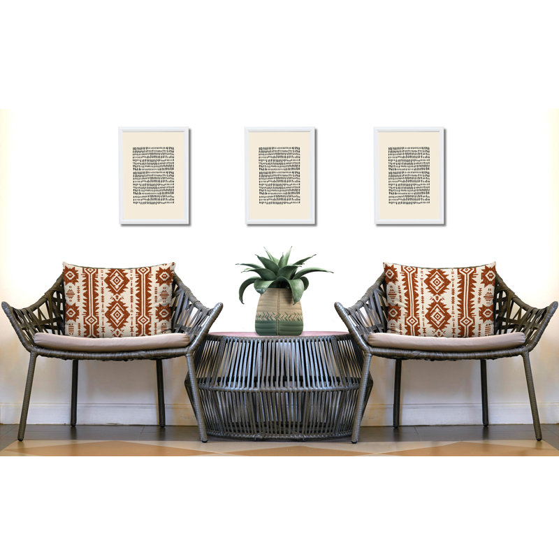 Oreiller réversible intérieur / extérieur Dakota, 20 po x 14 po, Orange brûlé