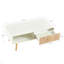 Table basse rectangulaire avec pieds solides, tiroir coulissant pour le rangement, table moderne pour le salon-2122747977