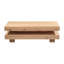 Jullisa 55" Coffee Table In Distressed Oak
