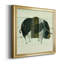 Woodgrain Pig - Peinture sur toile encadrée-492441473-492441502
