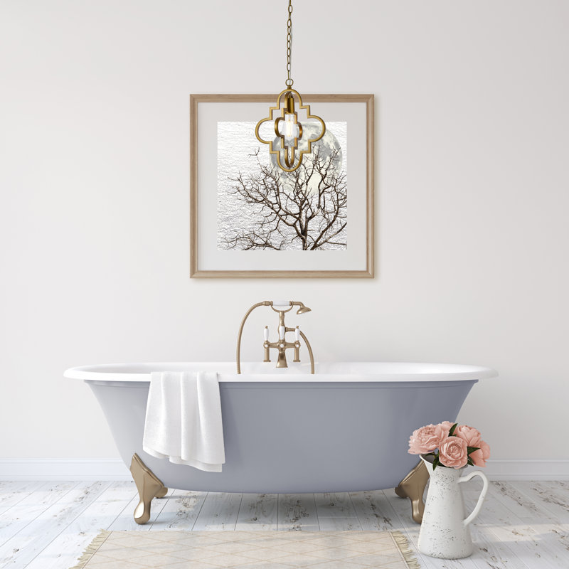 Kempner 1 - Light Pendant, Brass, 15.4" H x 11" W x 11" D