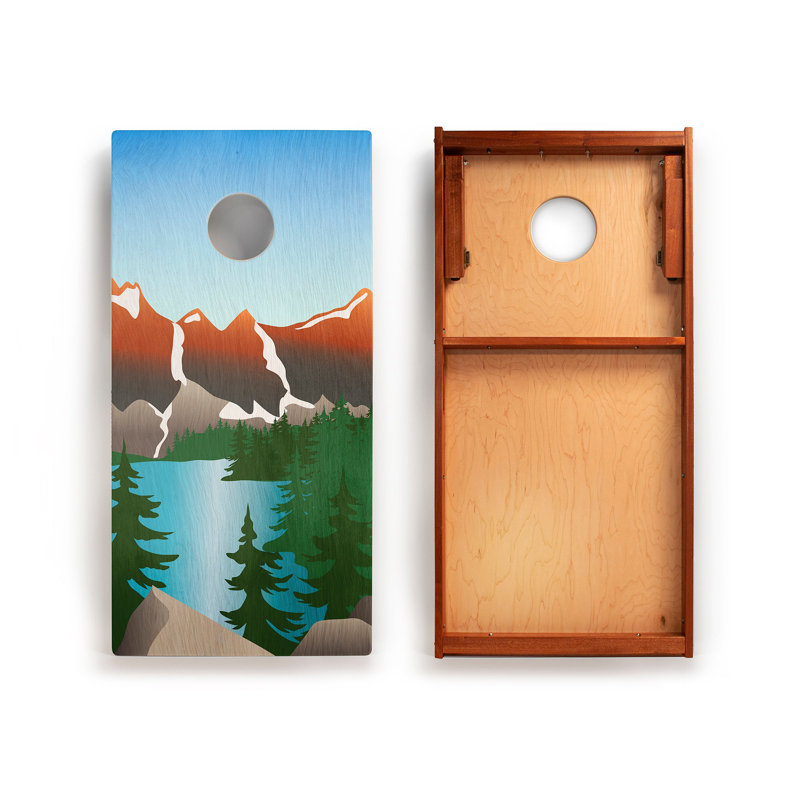 2X4 Rocky Mountain Cornhole Boards, 48" H x 24" W x 3" D