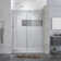 JS 60'' - W x 76'' H Single Sliding Shower Door Semi-Frameless Shower Door with 5/16" (8mm) Glass Explosion-Proof Film, Nano Easy-Clean Coating Glass 304 Stainless Steel Hardware