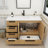Carla Freestanding Bathroom Vanity with Left Side Drawers-4530088-4530071