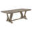 Hutton Rectangular 82-Inch Dining Table Coastal Grey