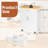 Kitchen Island Cart With Storage,Rolling Side Table On Wheels With Large Worktop, Cabinet,Towel Rack And Drawers For Kitchen,Dinning Room-630415528