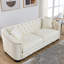 Velours beige 3 + 2 avec garniture cloutée attrayante - 3 places 2