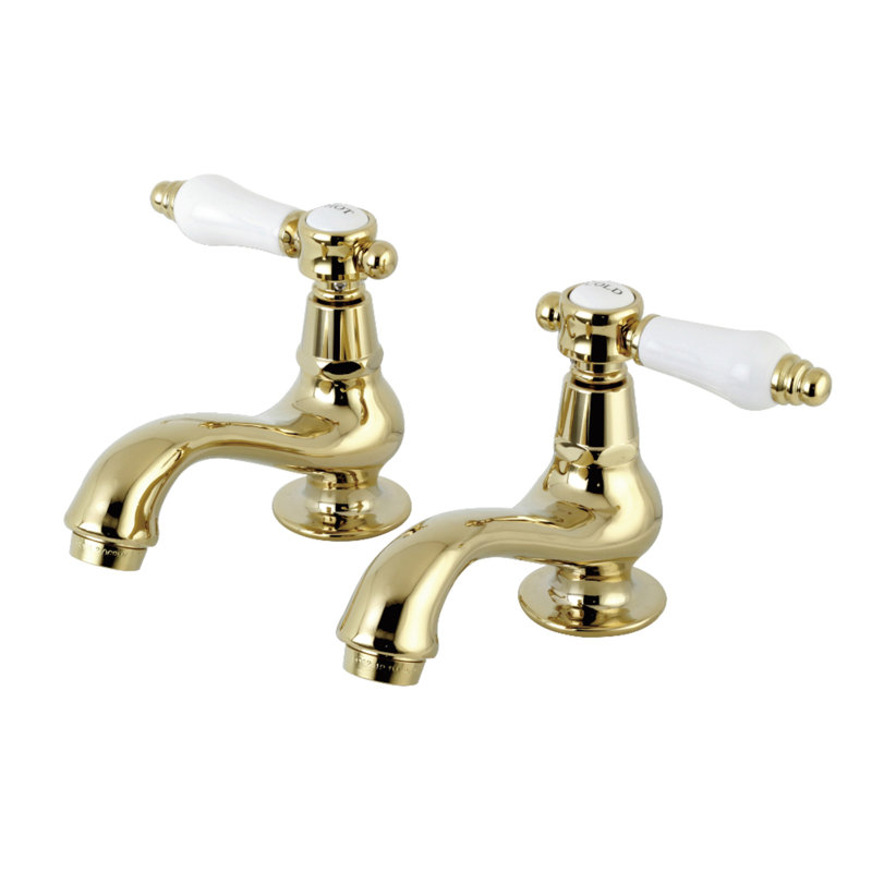Robinet pour salle de bain à robinet de bassin bel air, Laiton poli