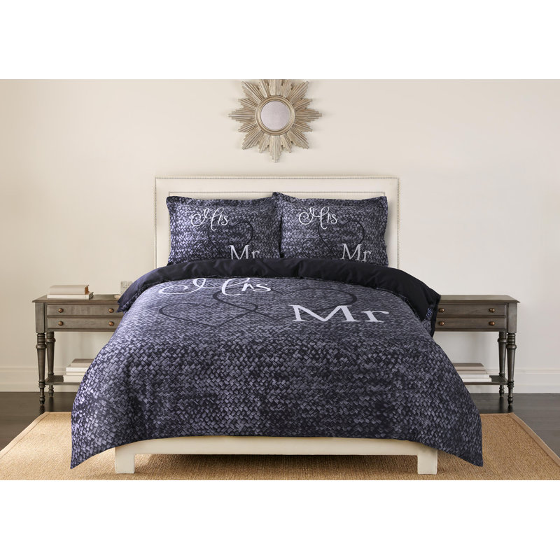 Ensemble de housse de couette 100% coton DSMMSDC-Q / K-Parent-NSNY