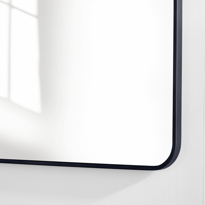 Miroir mural Sabine, Noir, 36 po x 30 po