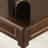 Dark Brown Solid Wood Three-drawer Writing Desk