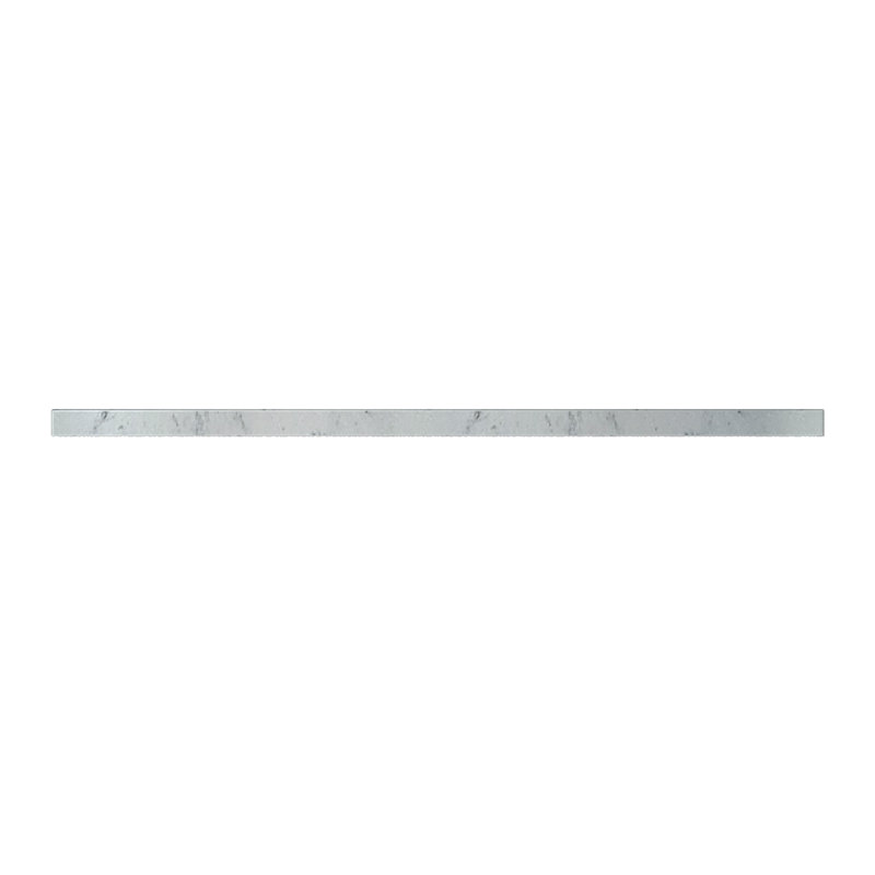 25" Whitewater Cultured Marble Backsplash