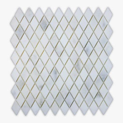 Calacatta 12" x 11" Marble Novelty Mosaic Wall & Floor Tile