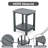 Adirondack Outdoor HDPE Patio Side Table–Weather-Resistant Poly Lumber End Table for Deck, Garden, or Poolside-962302832