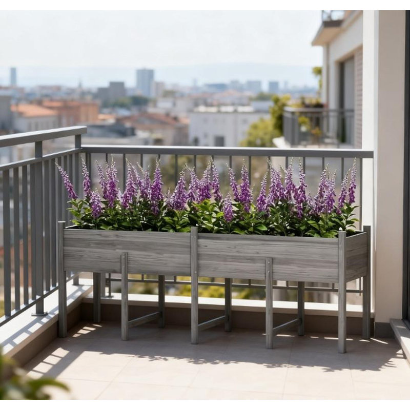Raised Garden Bed (Gray)