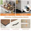 Kitchen Island With 4 Doors And 2 Drawers White-1236835441