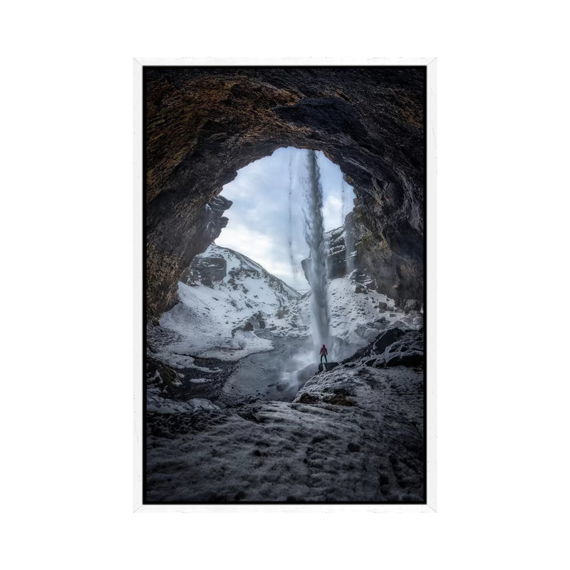 Iceland II by Daisuke Uematsu - Print on Canvas, 66.04cm H x 45.72cm W x 3.81cm D, White Framed
