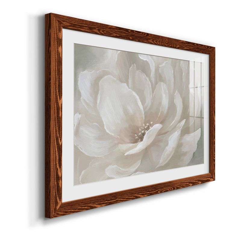 Pêche parfaite - peinture encadrée, Cadre en érable, H 37,5 po x l 27,5 po x P 1,5 po