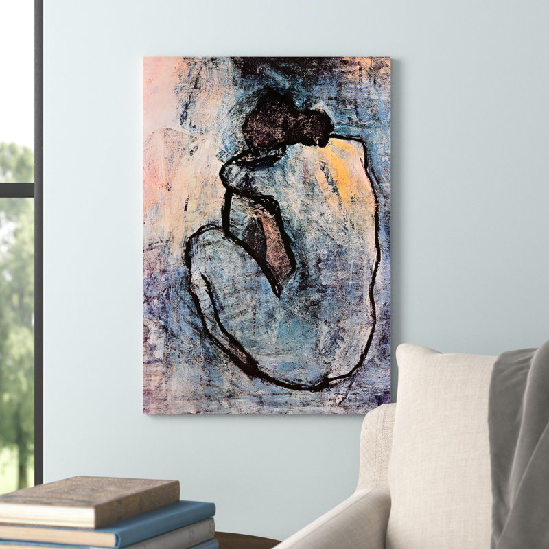 Blue Nude by Pablo Picasso - Wrapped Canvas Print, No Frame, 66.04 cm H x 45.72 cm W x 3.175 cm D