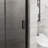 34"X 72" Bifold Frameless Glass Shower Door 1/4 Inch Tempered Clear Glass Pivot Swing Shower Panel, Foldable-111607750