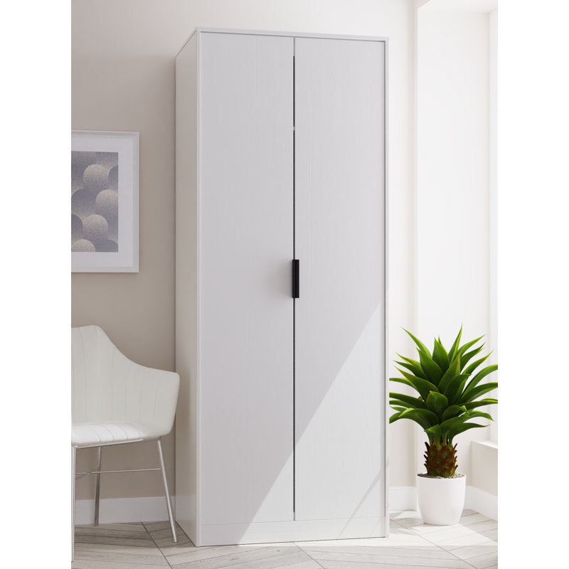 Turah Manufactured Wood Wardrobe, Grey Ash