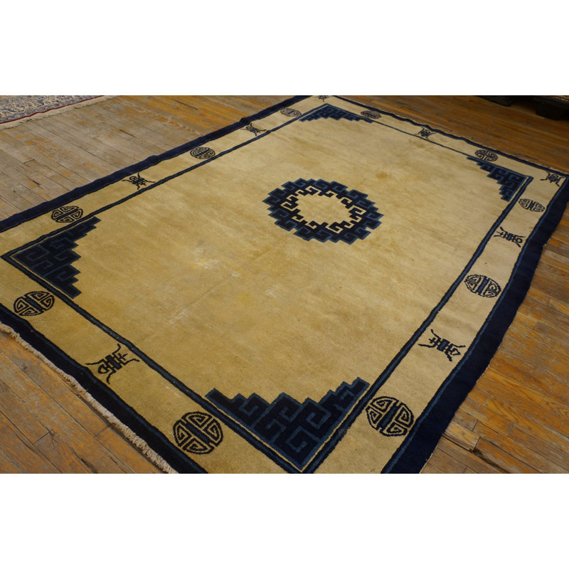 Tapis de couloir en laine antique chinois
