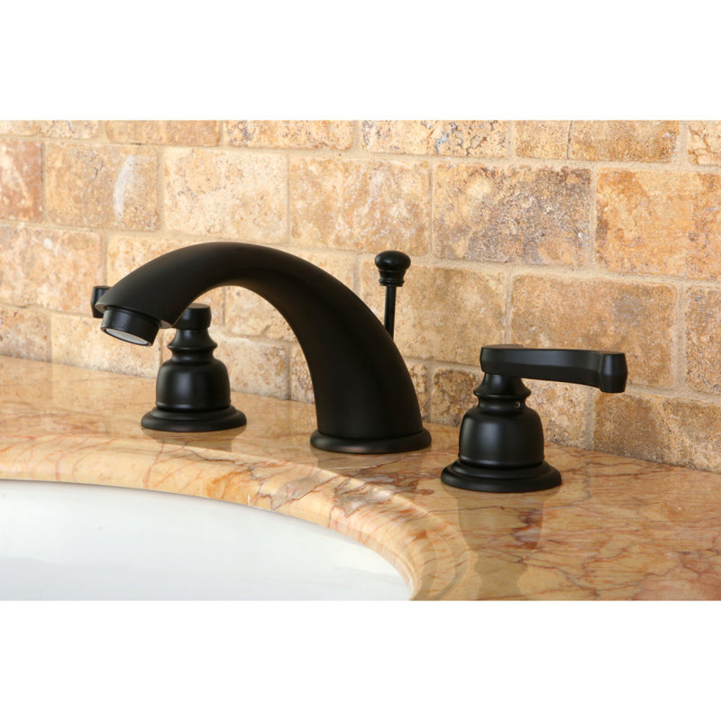 Robinet de salle de bain espacé Kingston, Bronze huilé