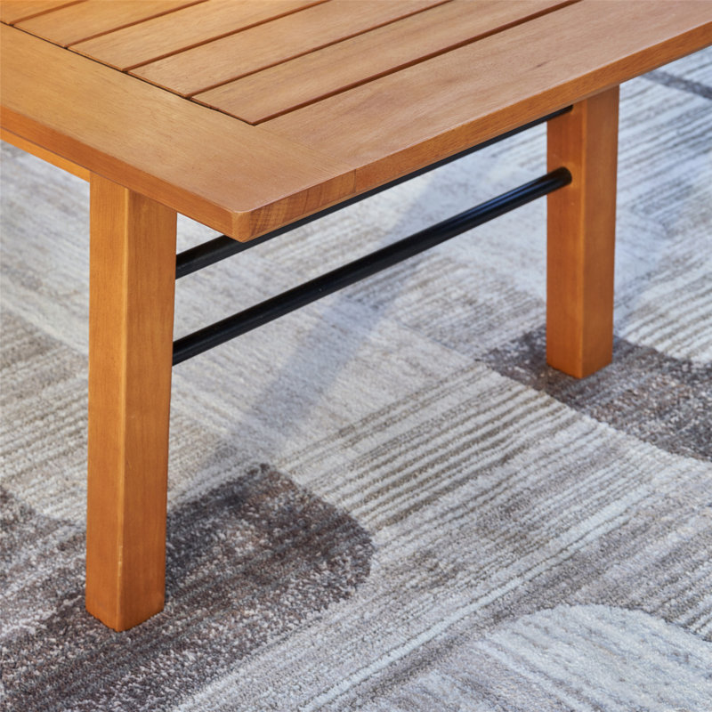 Table de conversation en bois Aana
