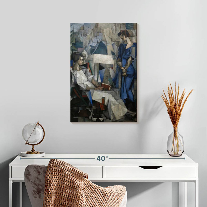 Portrait de deux femmes Avery, H 24 po x l 16 po
