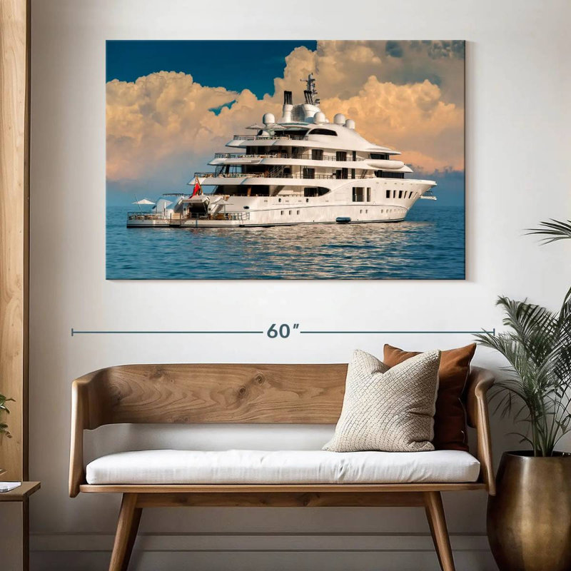 Mehar Megayacht, H 34 po x l 51 po