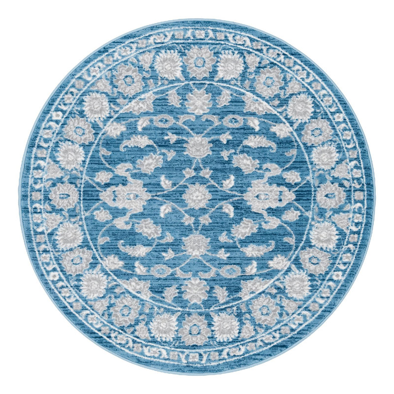 Myatt Oriental Indoor Rug, Round 5'