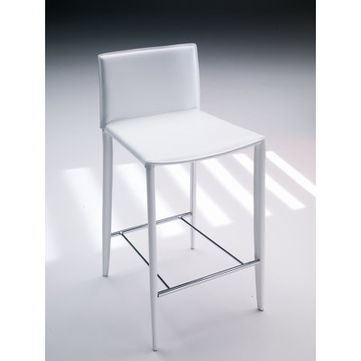 Linda Upholstered Stool with Metal Frame