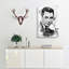Cary Grant in Abstract - Wrapped Canvas-55314442