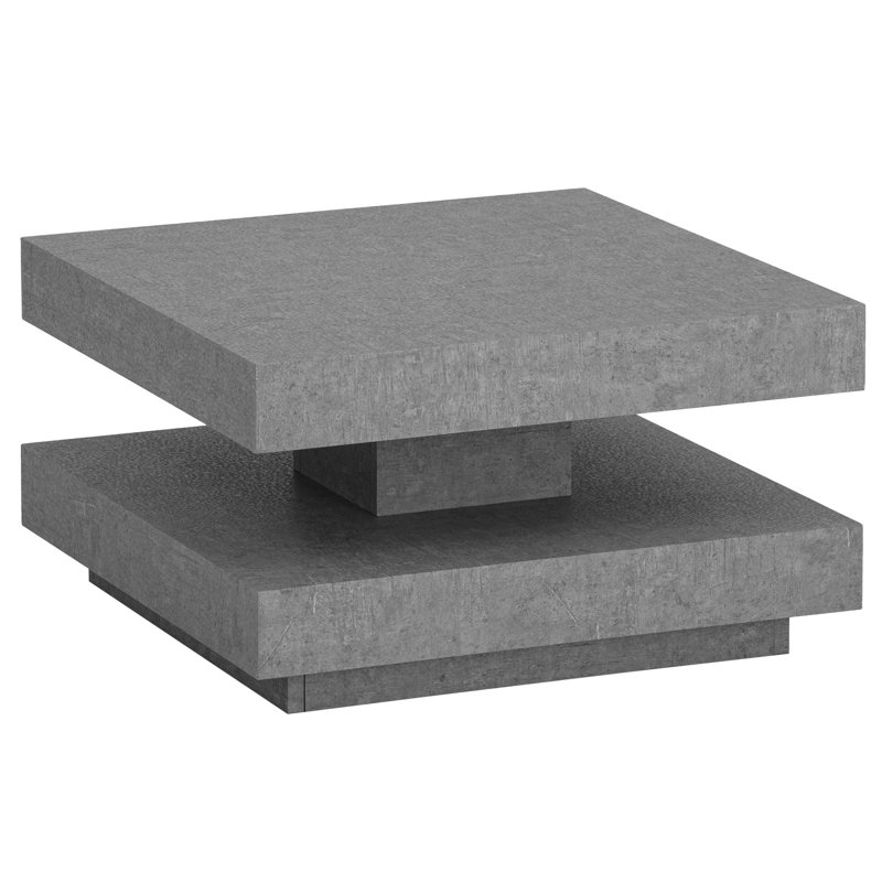 Coffee Table with Storage, Grey