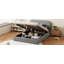Lit plateforme tapissier Teddy