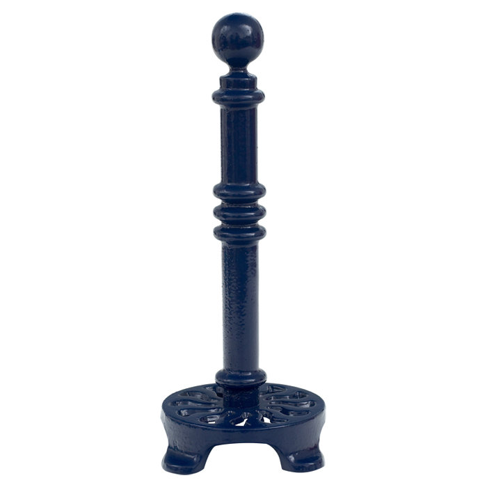 Iron Paper Towel Holder, Blue