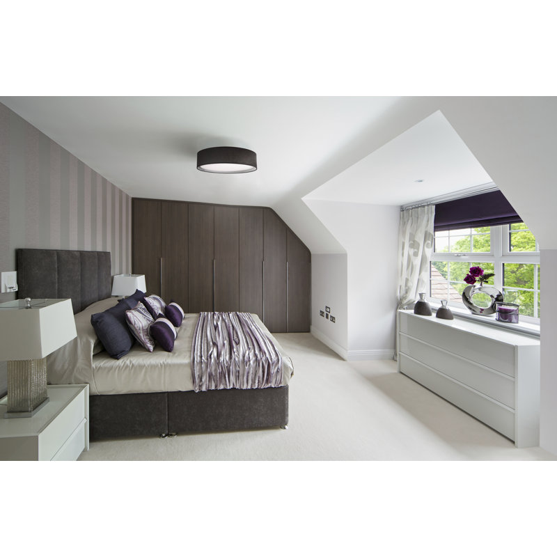 Dalton 1 - Light LED Flush Mount, Black, Black