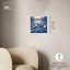 Art mural bleu Lilipads Blues par Art Remedy-102547151-102547166