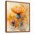 Toile avec cadre flottant brun
