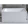 Freestanding Solid Surface Matte Bathtub with Drain & Overflow